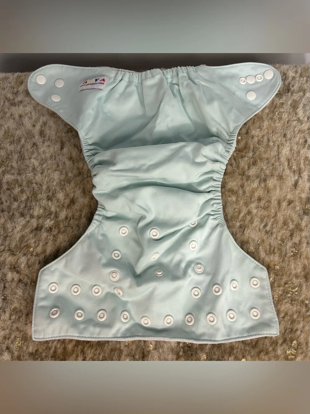 5‎ for $25🔥ALVA Light Blue Reusable Cloth Diaper One Size